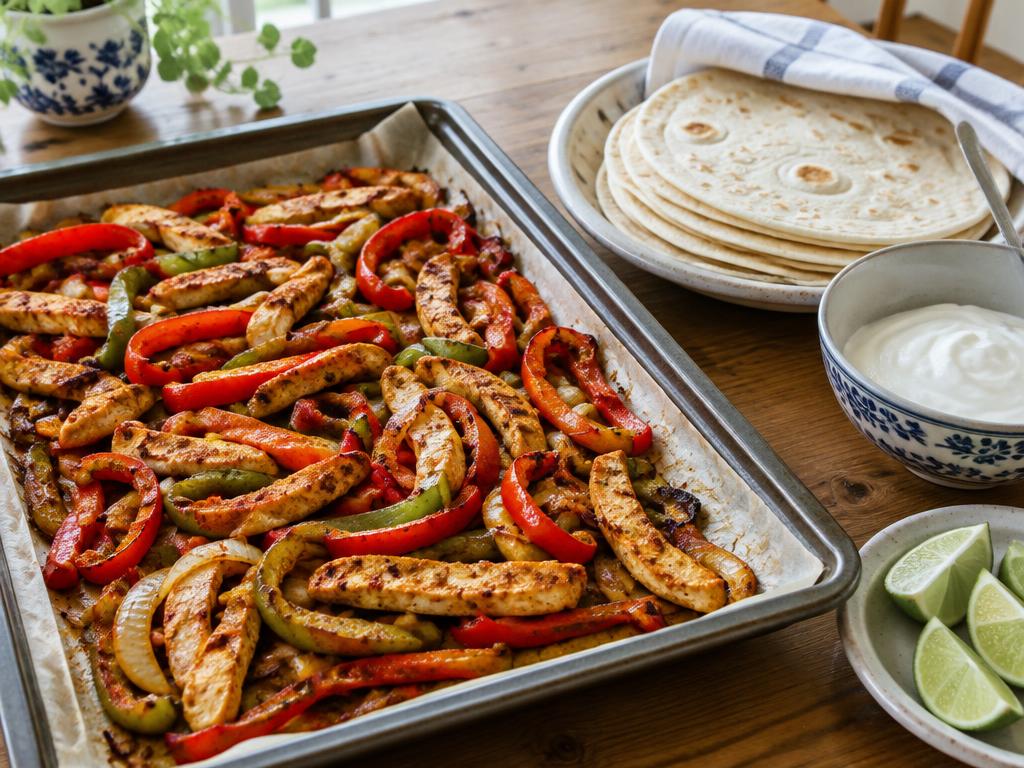 Kuřecí fajitas z trouby