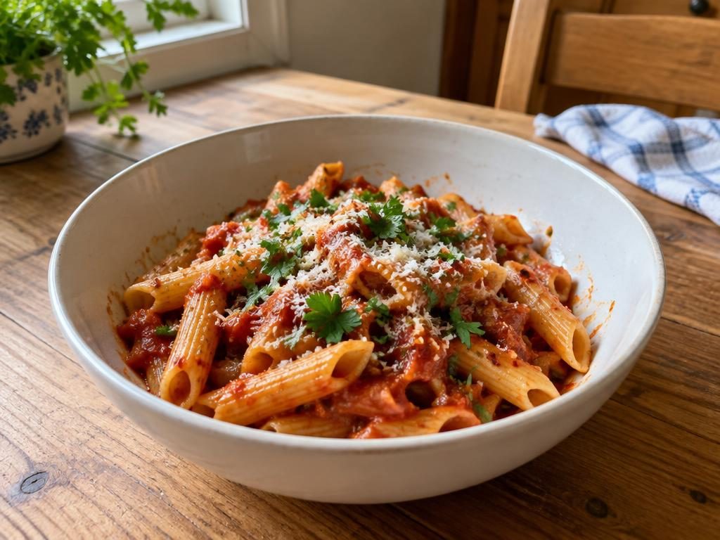 Penne arrabbiata
